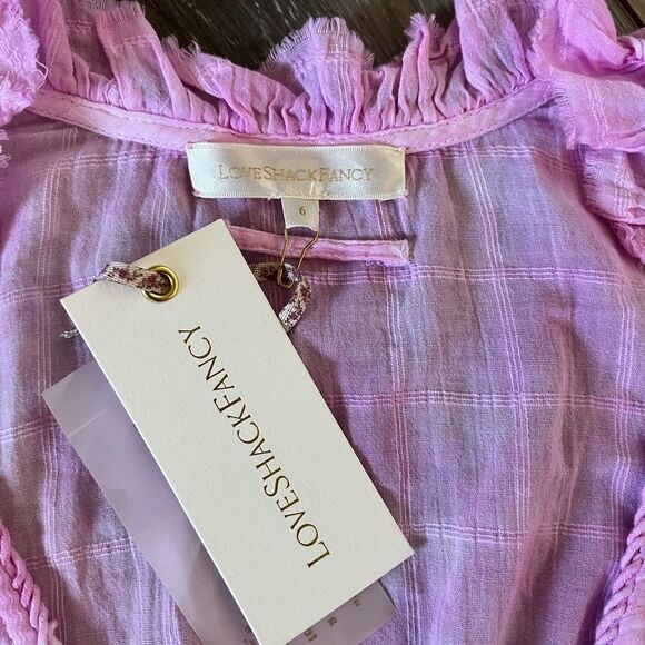 LoveShackFancy Arlo Dress in Peony Pink NWT!🎀 - Picture 9 of 10